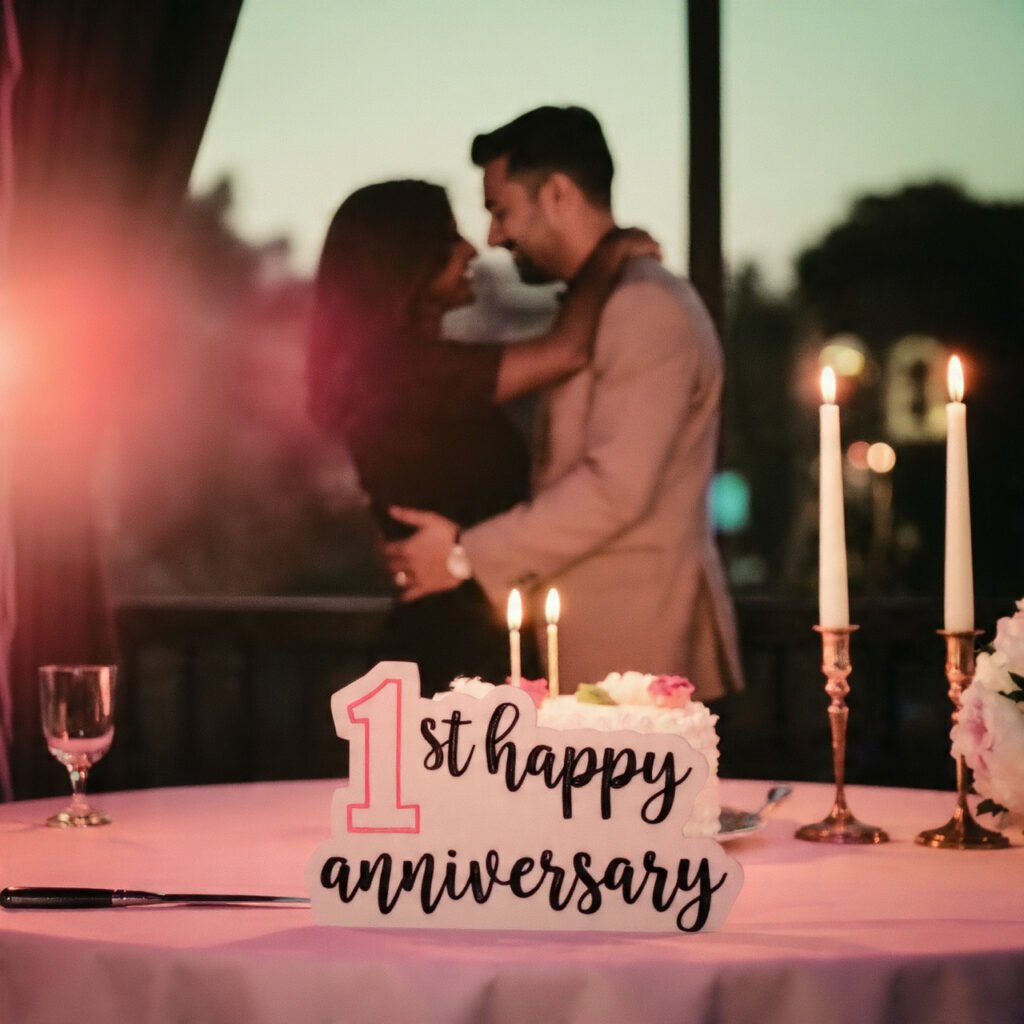 Cute Happy 1st Anniversary Images