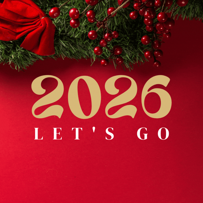 Creative Happy New Year 2026 motion graphic GIF
