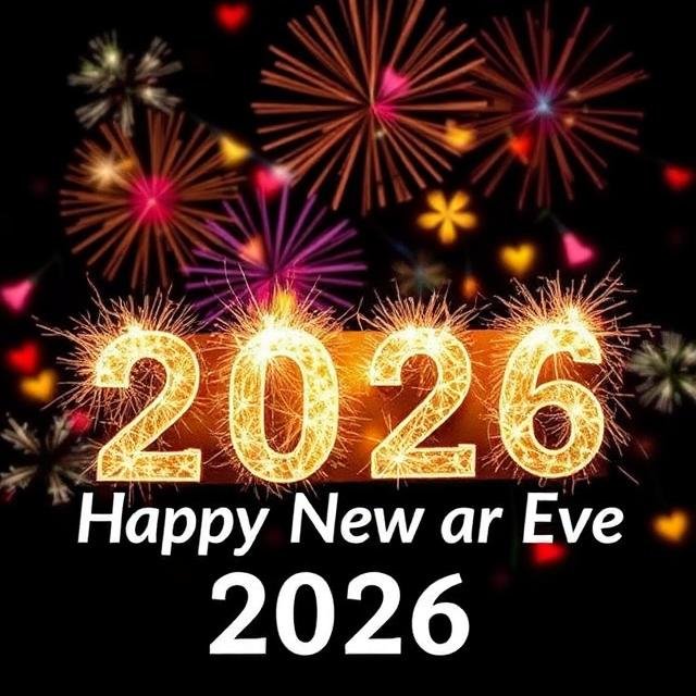 2026 New Year Eve celebration stage lights picture