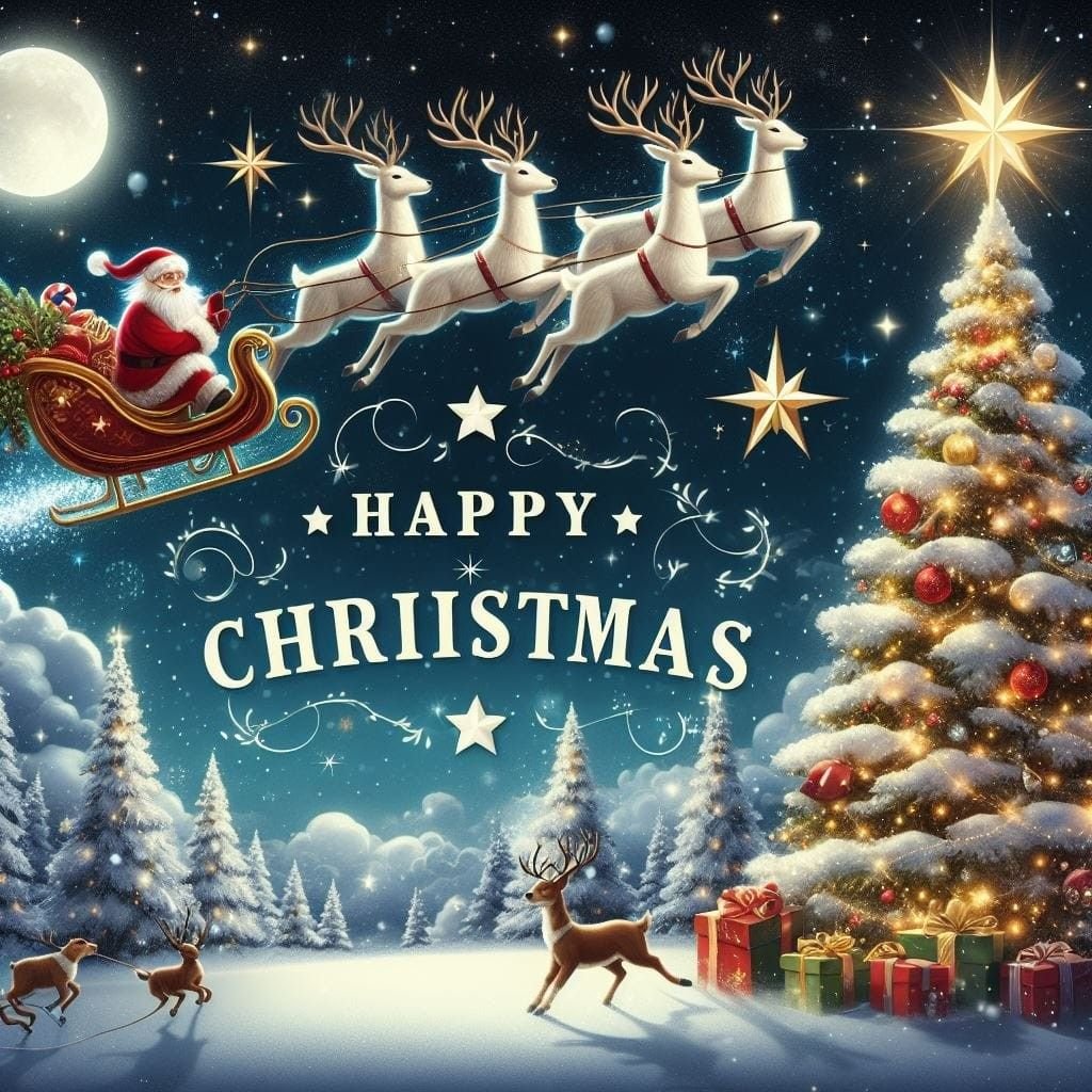 Beautiful animated Merry Christmas images in HD