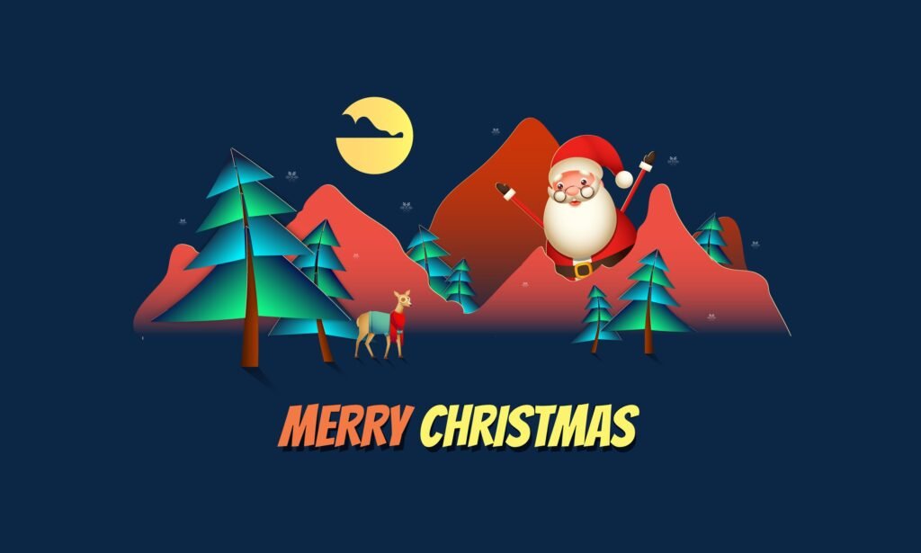 Happy Christmas animation pics for digital sharing