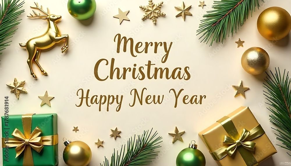 Festive Merry Christmas message images for greetings