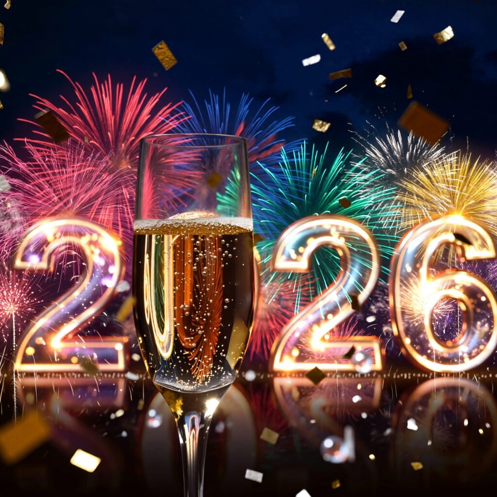 2026 New Year inspirational wishes quote image