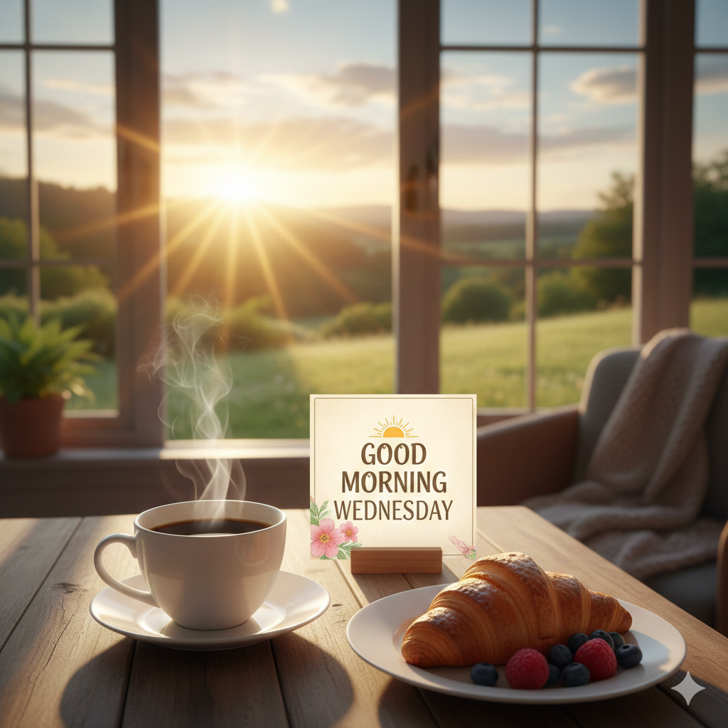 Beautiful Wednesday & Thursday Morning Wishes Images
