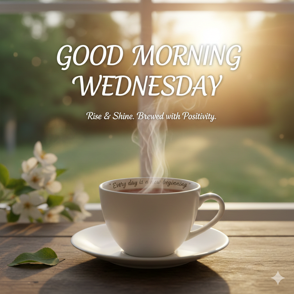 Calm & Relaxing Good Morning Images for Wednesday Thursday
