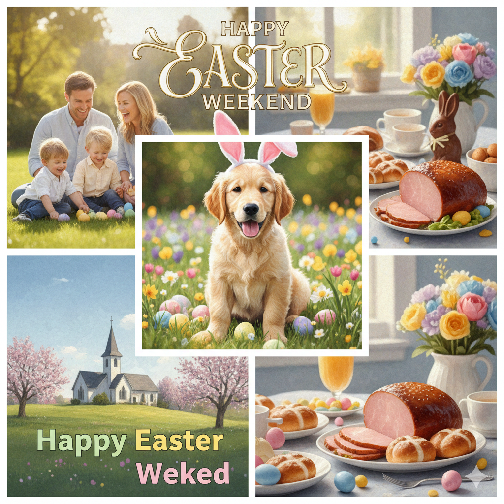 Happy Easter Weekend Aesthetic Image Pack