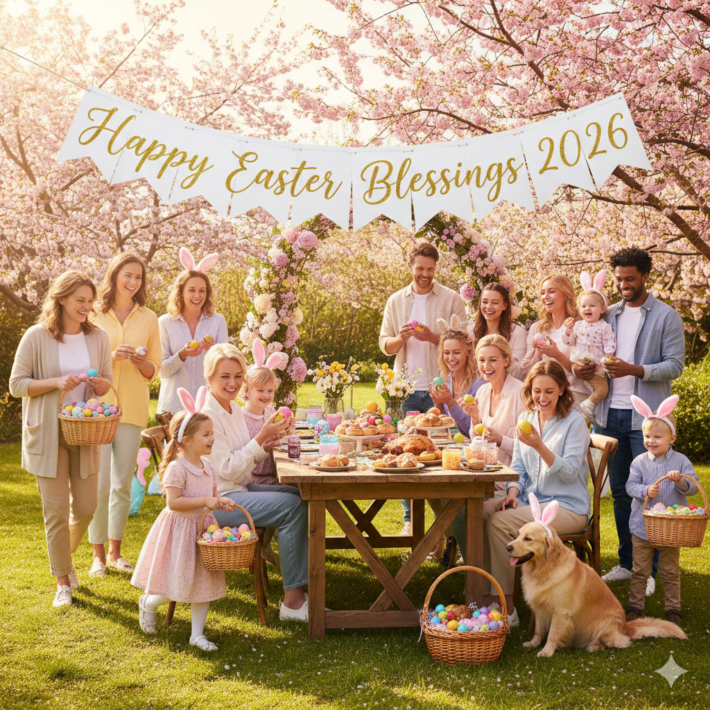 Happy Easter 2026 Sacred Blessing Images