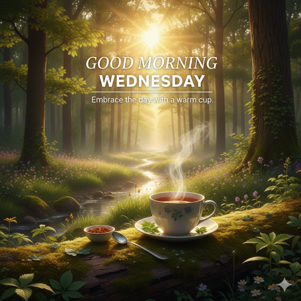 Colorful Good Morning Images for Wednesday and Thursday
