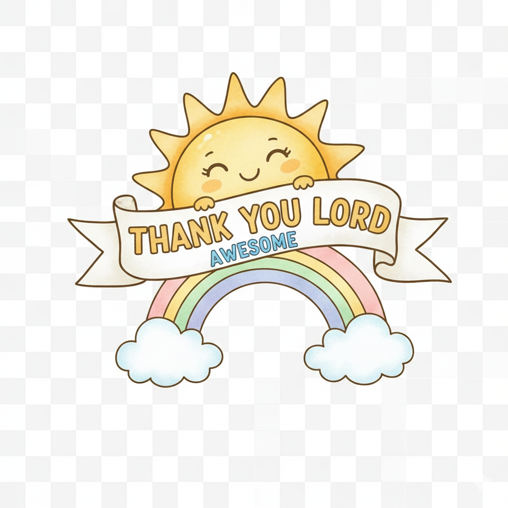 Beautiful thank you Lord clipart for gratitude posts