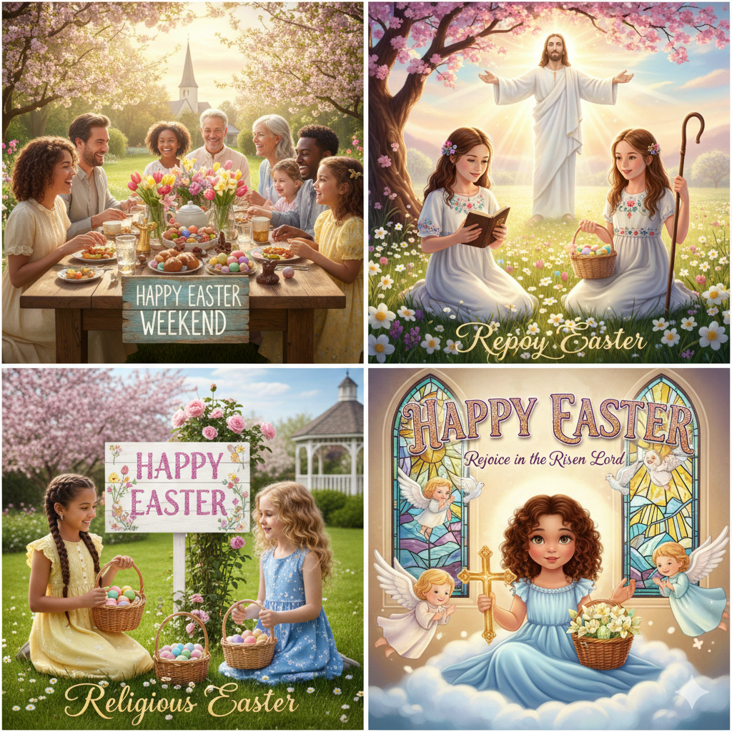 Inspirational Easter Religious Photos for Girls