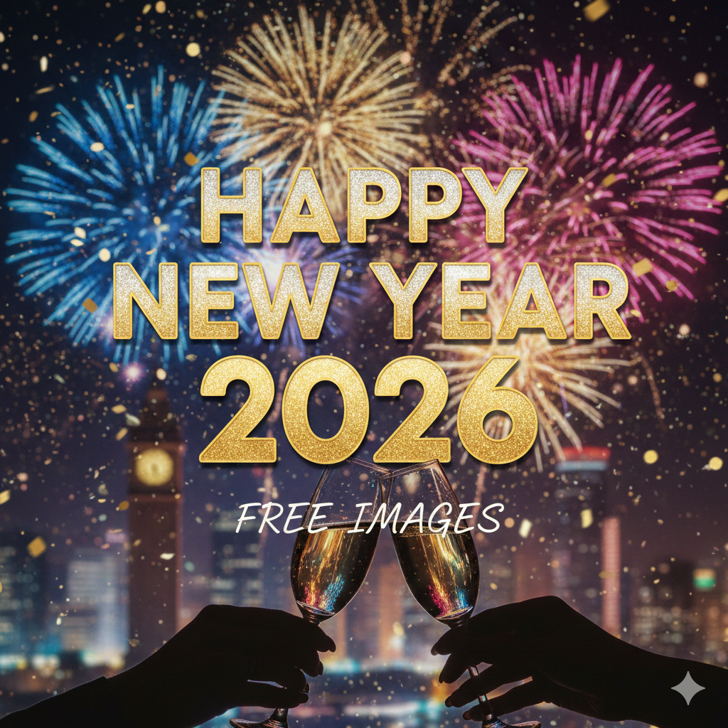 Happy New Year 2026 images free to download