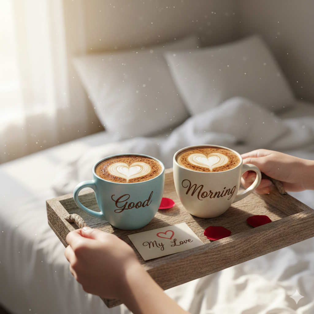 Good Morning Coffee Images with Love Quotes