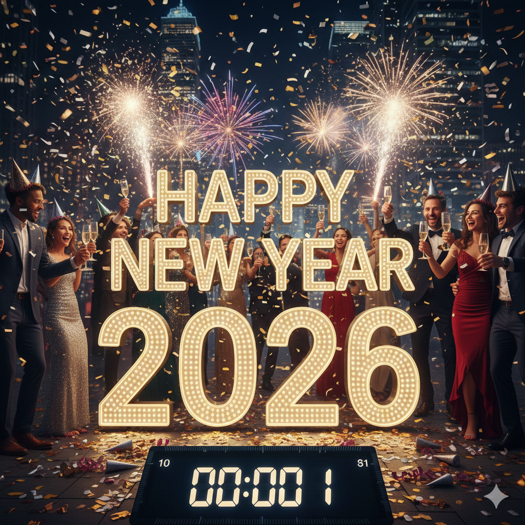 Stunning Happy New Year 2026 celebration images