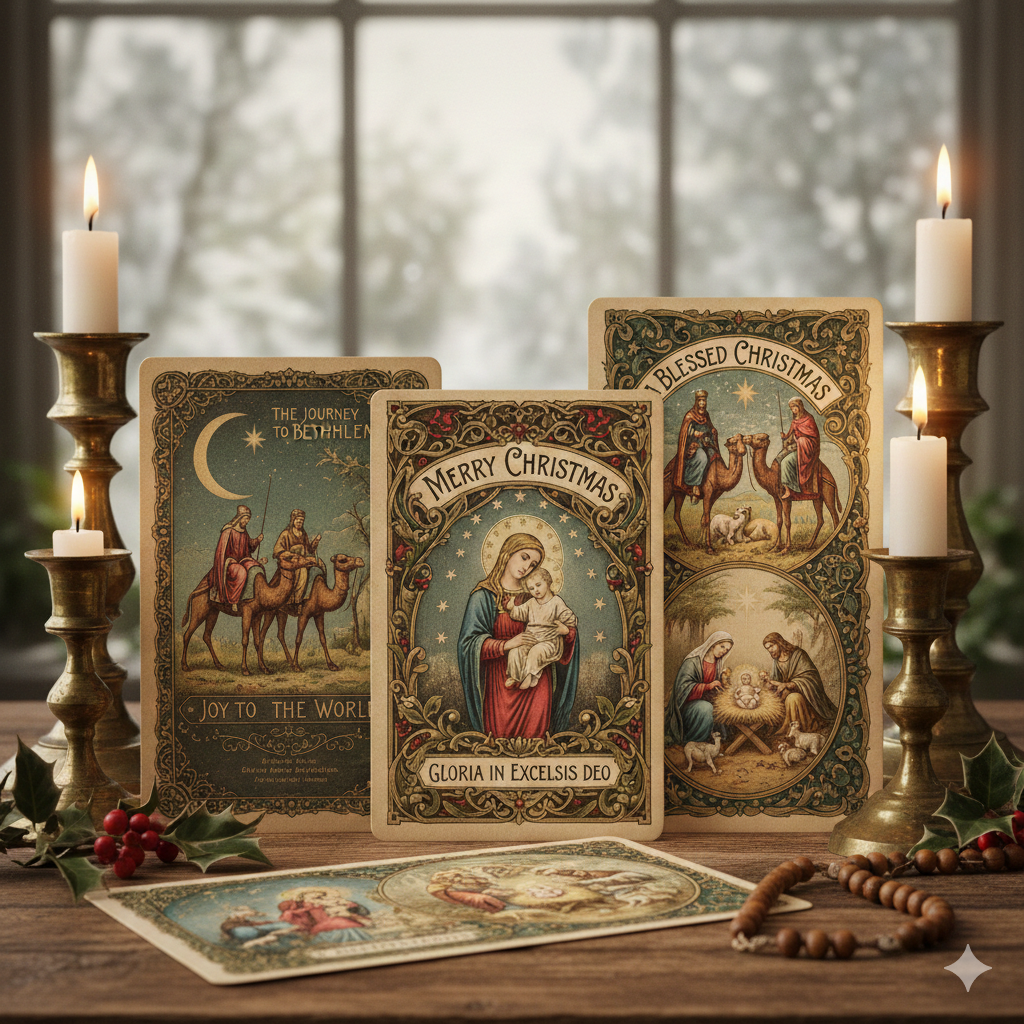 Old classic nativity Christmas pictures in HD