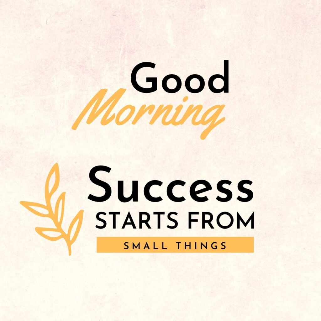 Fresh Good Morning Images and Thoughts