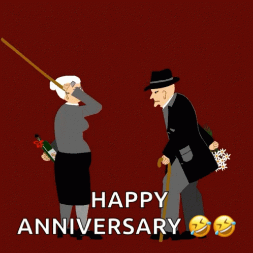Funny Happy Anniversary GIF Images