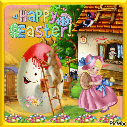 Easter Sunday Christ Risen GIF Graphics