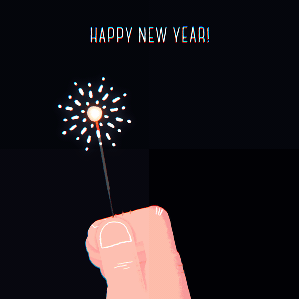 Happy New Year 2026 HD animation GIF