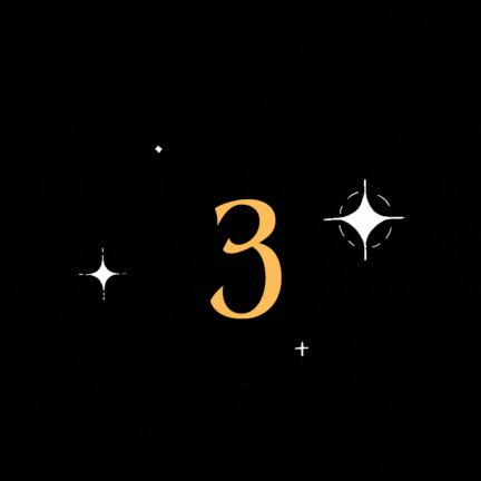 Happy New Year 2026 shining text motion GIF