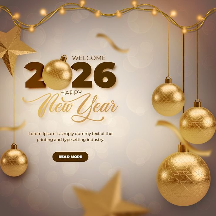 Happy New Year 2026 wallpapers with quotes