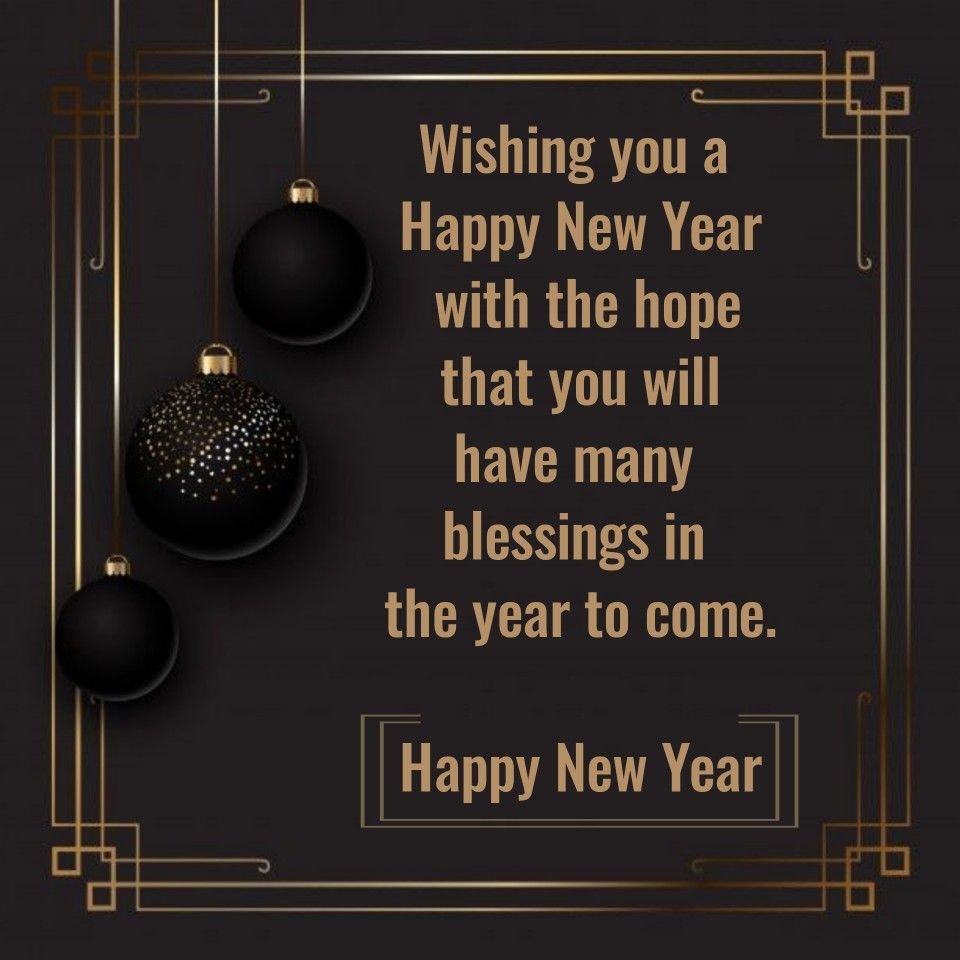 2026 New Year blessings message beautiful image