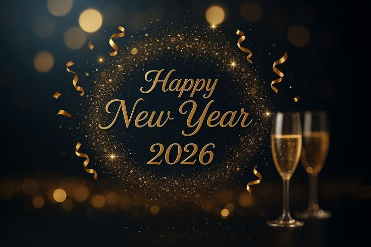 2026 New Year Eve fireworks countdown HD image
