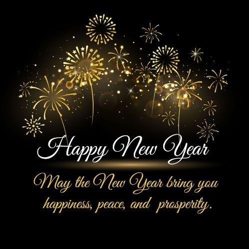 Happy New Year 2026 blessing message image HD
