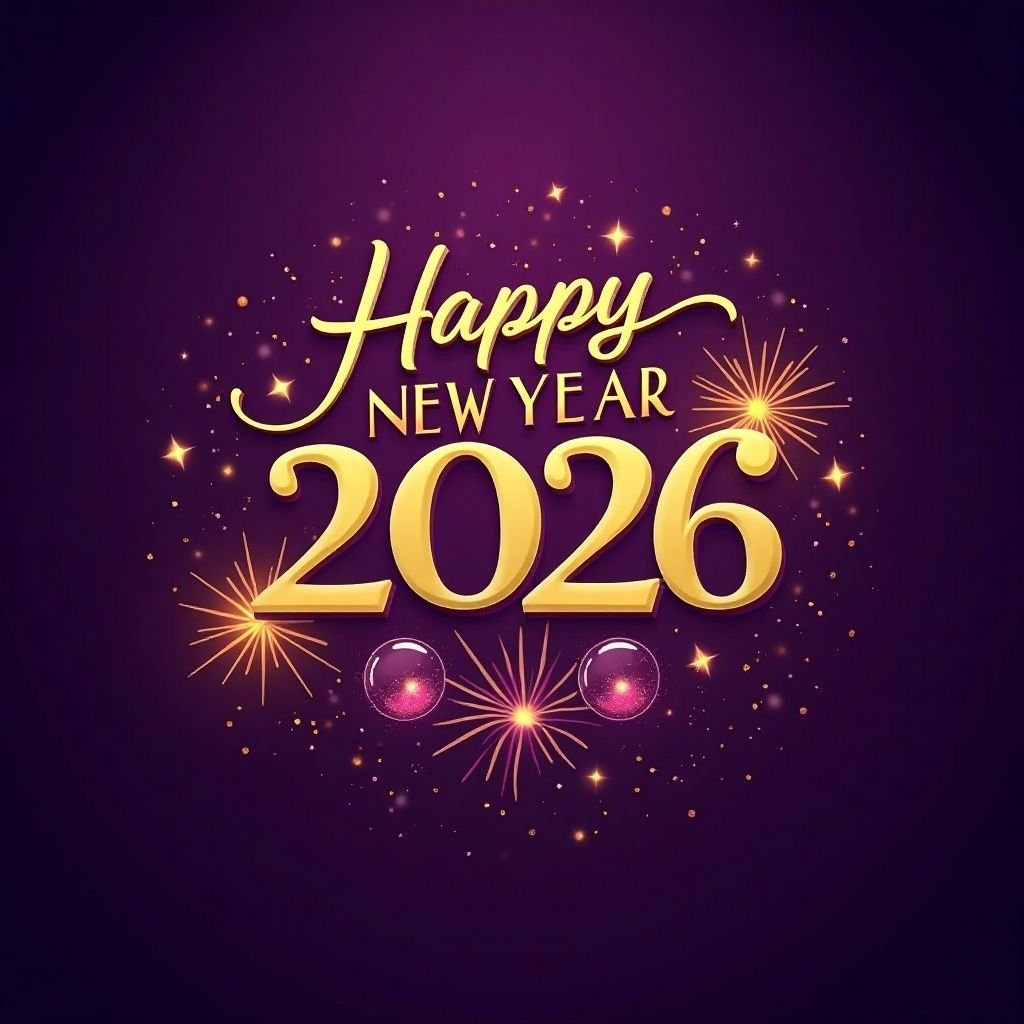 Happy New Year 2026 images in HD quality