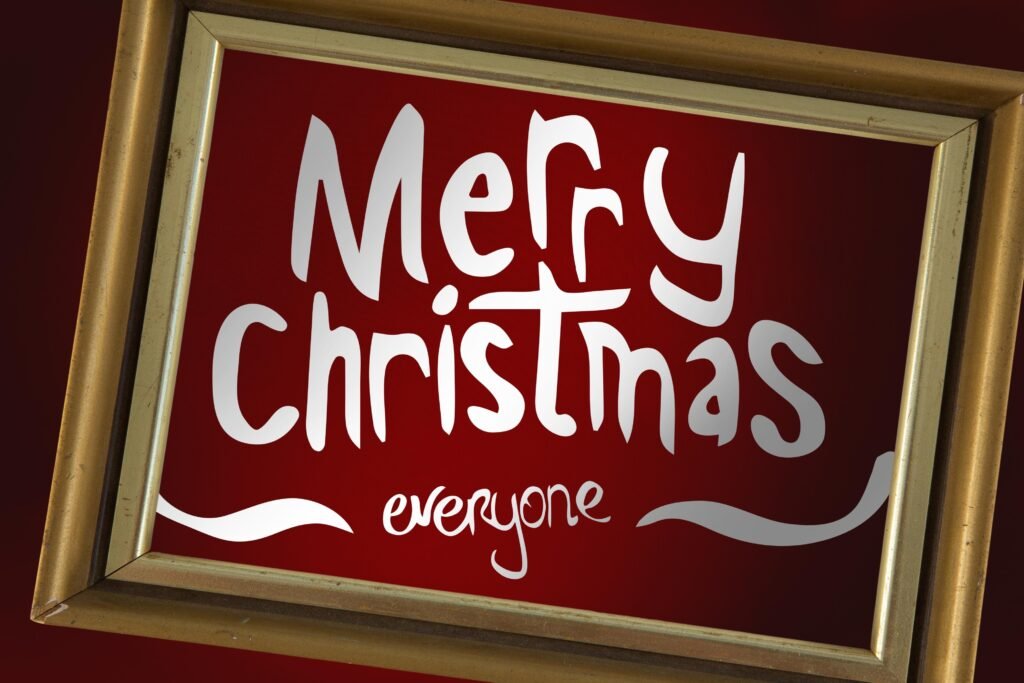 Vibrant decorative Christmas Eve visuals