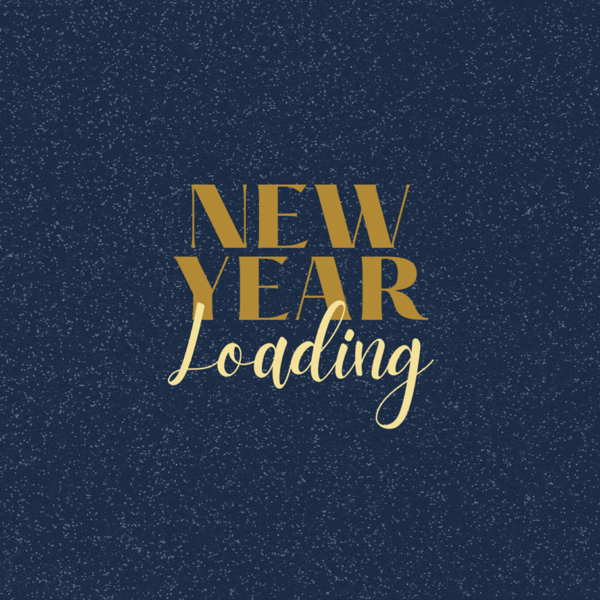 Colorful fireworks Happy New Year 2026 GIF