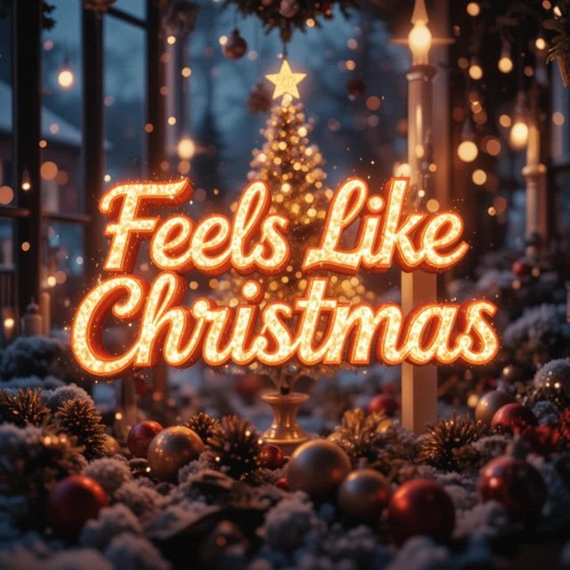 Stunning Christmas Eve visuals full of colors