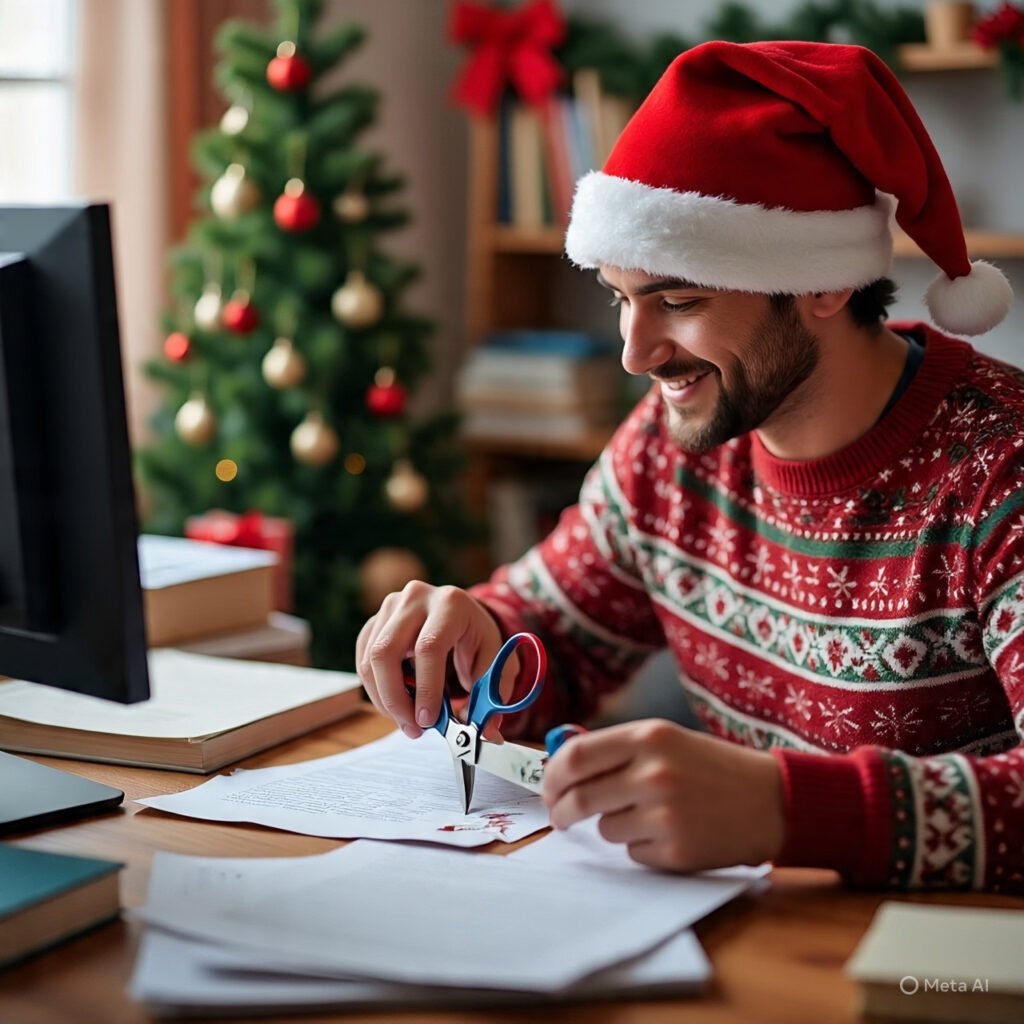 Festive Christmas animation pictures for greetings