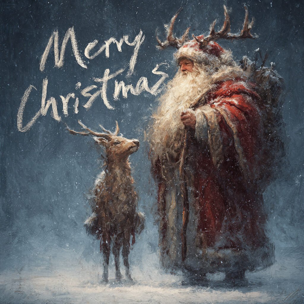 Peaceful and beautiful Christmas wishes visuals