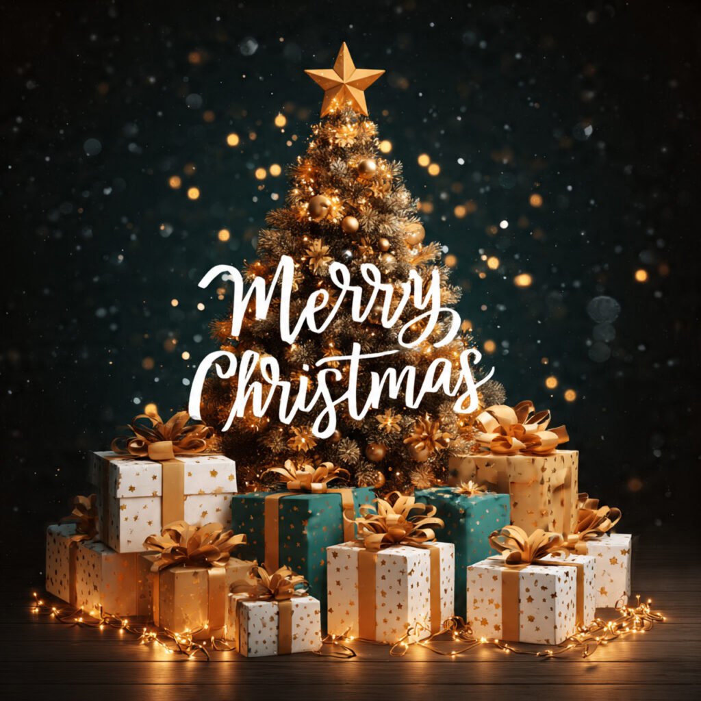 Elegant Christmas wish photos for festive greetings