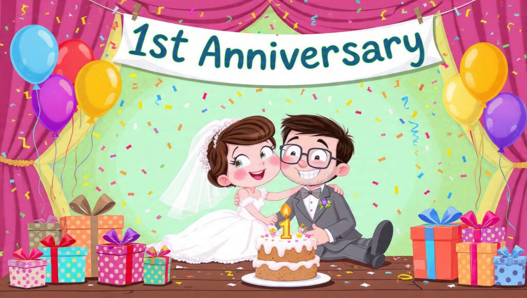 Happy 1st Anniversary Images for WhatsApp