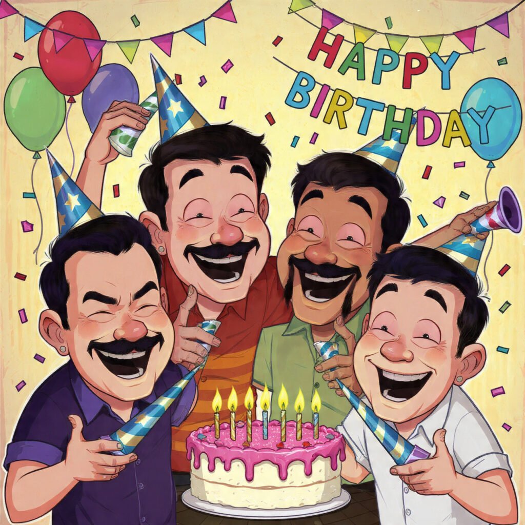 Modern happy birthday images for men