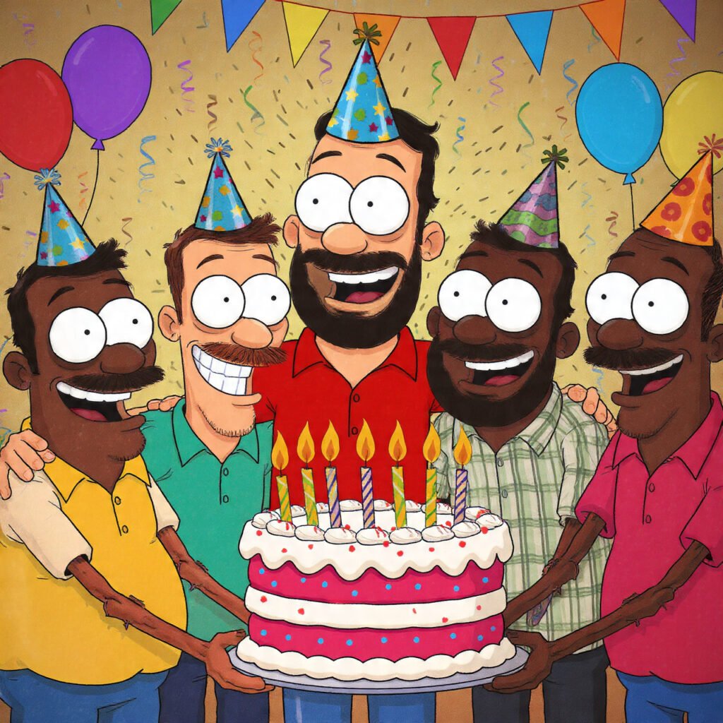 Birthday party images for men