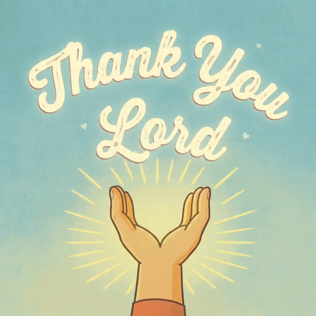 Christian thank you Lord clipart artwork