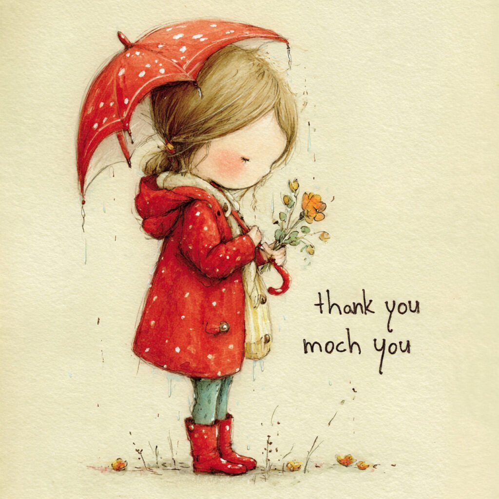 Sweet Girls’ Thank You Picture Collection