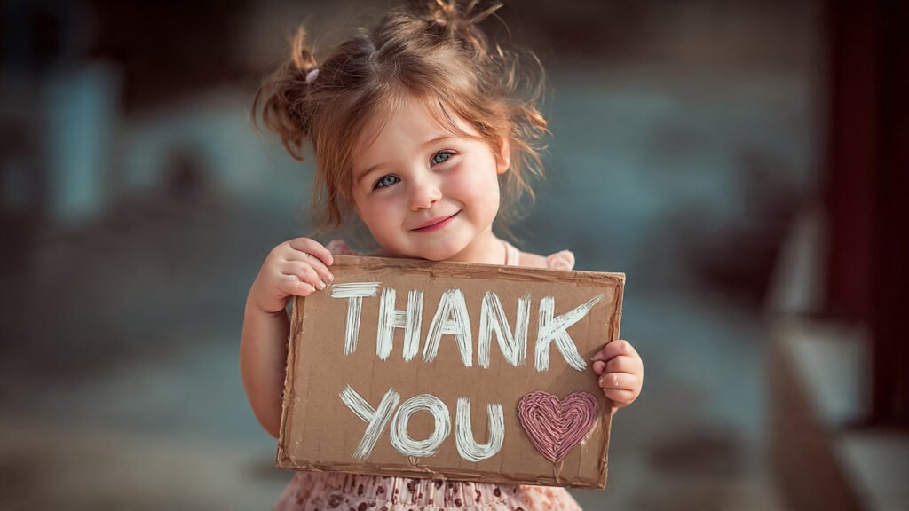 Beautiful & Cute Thank You Images for Girls