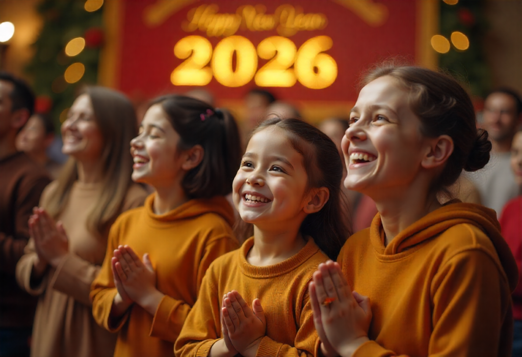 2026 New Year religious blessings sunrise wallpaper