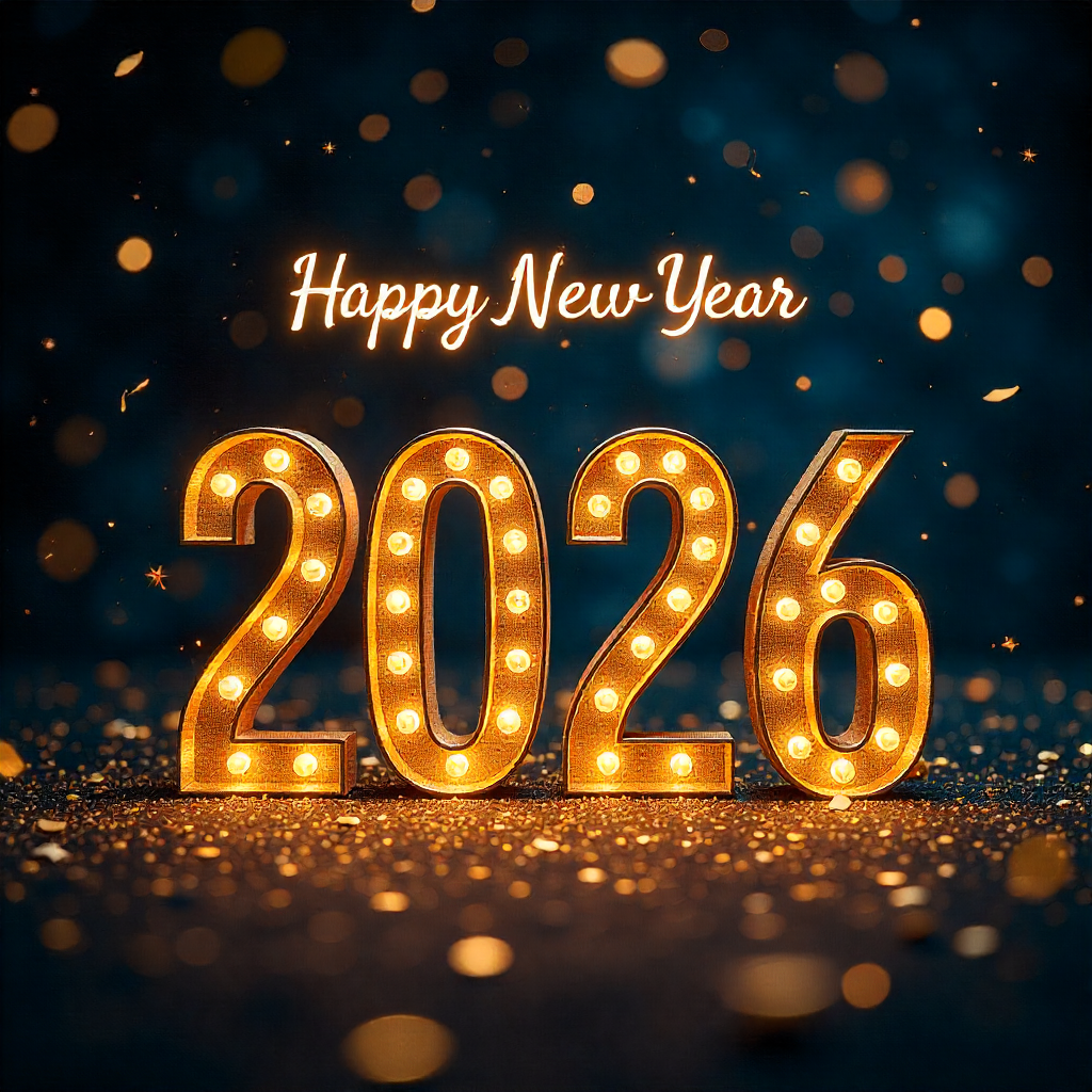 Bright Happy New Year 2026 pictures for sharing