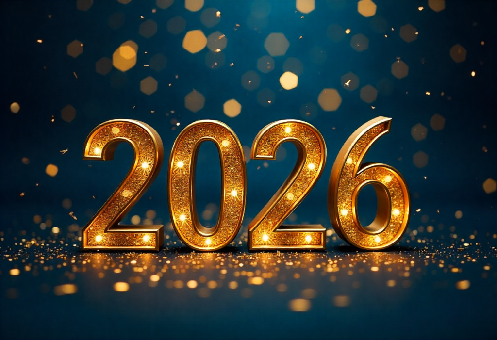 Happy New Year 2026 stylish wishes status picture