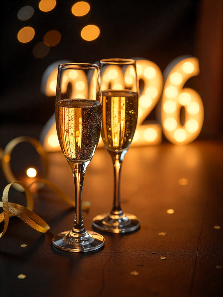 Sparkling Happy New Year 2026 wishes card free