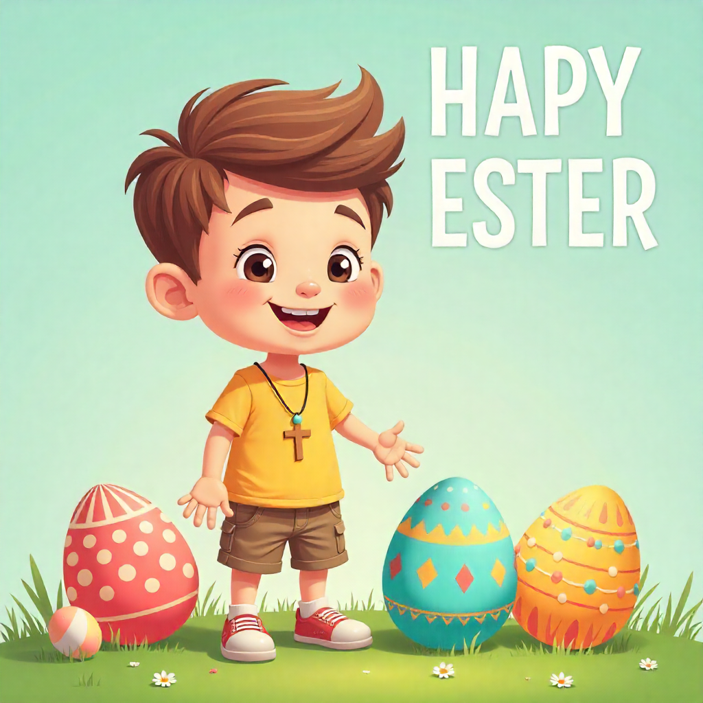 Easter celebration images for boys of faith
