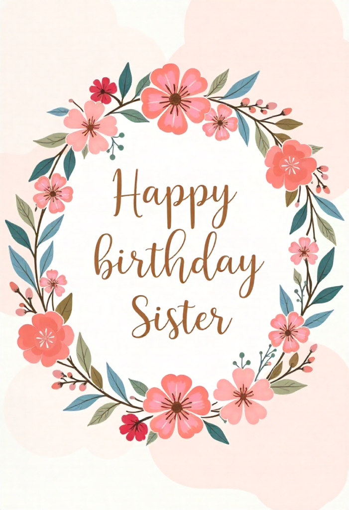 Heartfelt birthday images for sister and daughters
