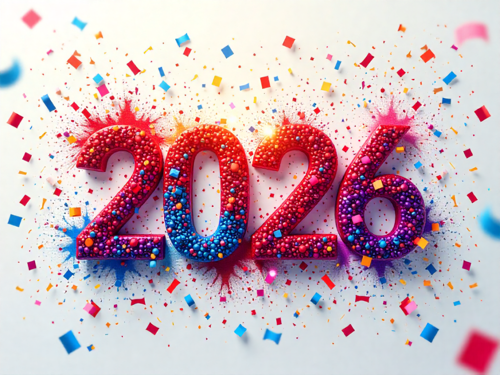 Happy New Year 2026 luxury style greeting free