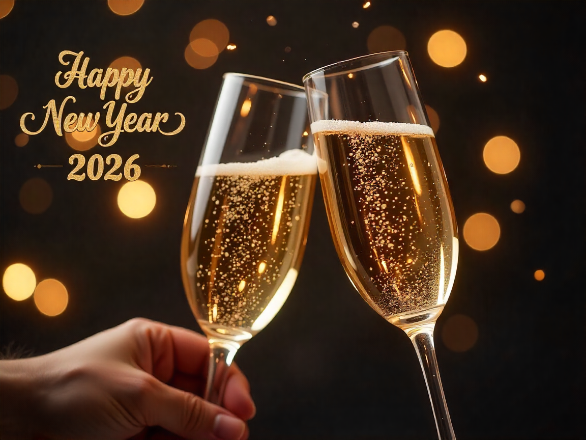 2026 New Year fireworks wishes image HD free