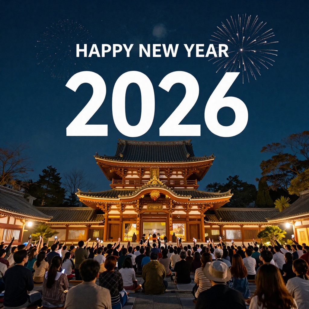 2026 New Year divine presence spiritual wallpaper