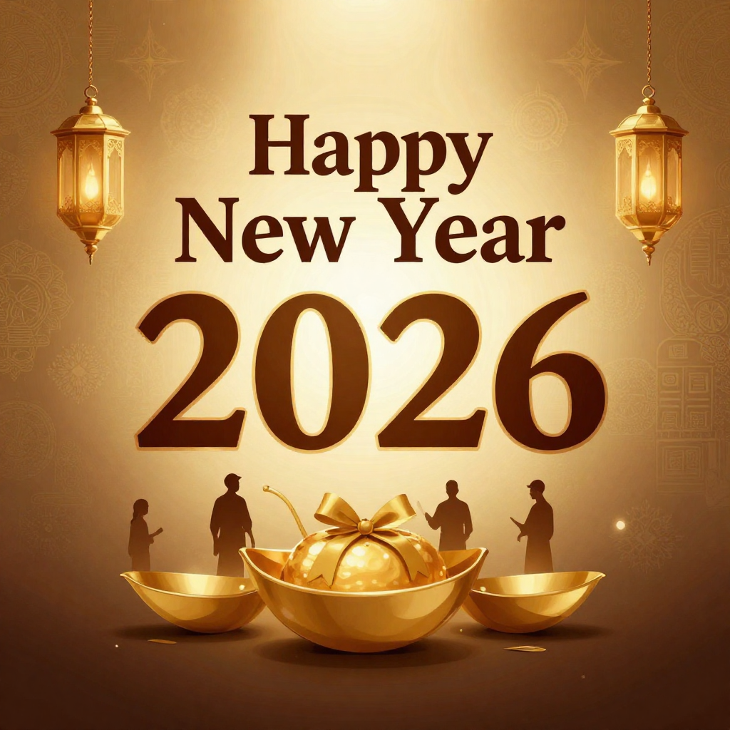 Happy New Year 2026 religious wishes prayer image